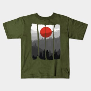 Japanese Sunrise Kids T-Shirt